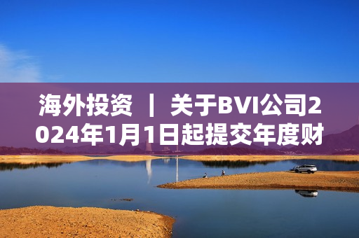 海外投资 ｜ 关于BVI公司2024年1月1日起提交年度财务报表的合规须知！