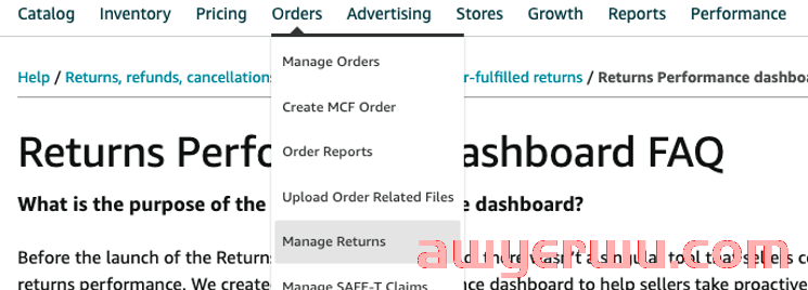处理亚马逊退货：新的绩效仪表板 第2张