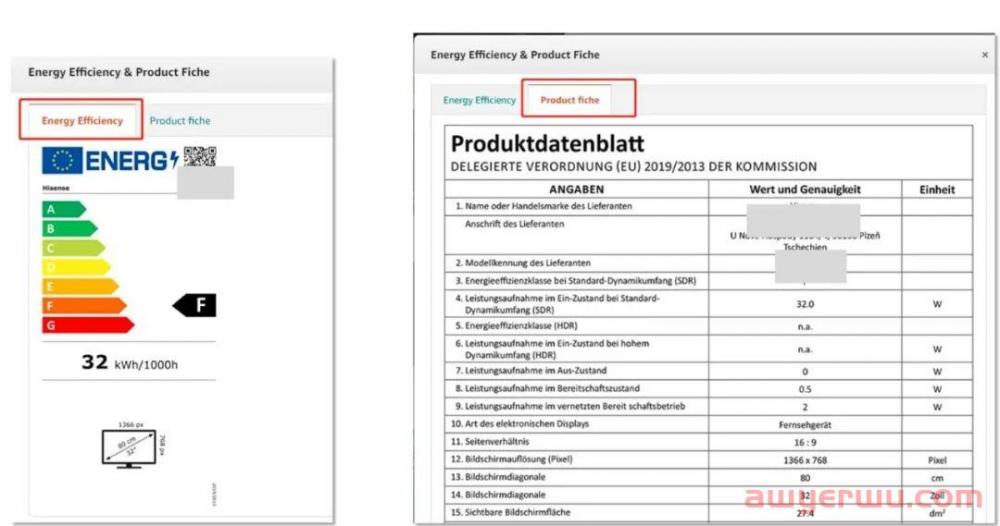 什么是欧盟能效标签？亚马逊后台应该如何上传能效标签？ 第13张