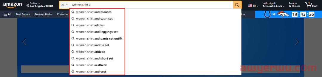 如何快速收集亚马逊搜索框的推荐词？ 第1张